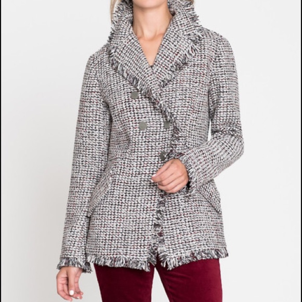 SOLD NWT tweed peacoat